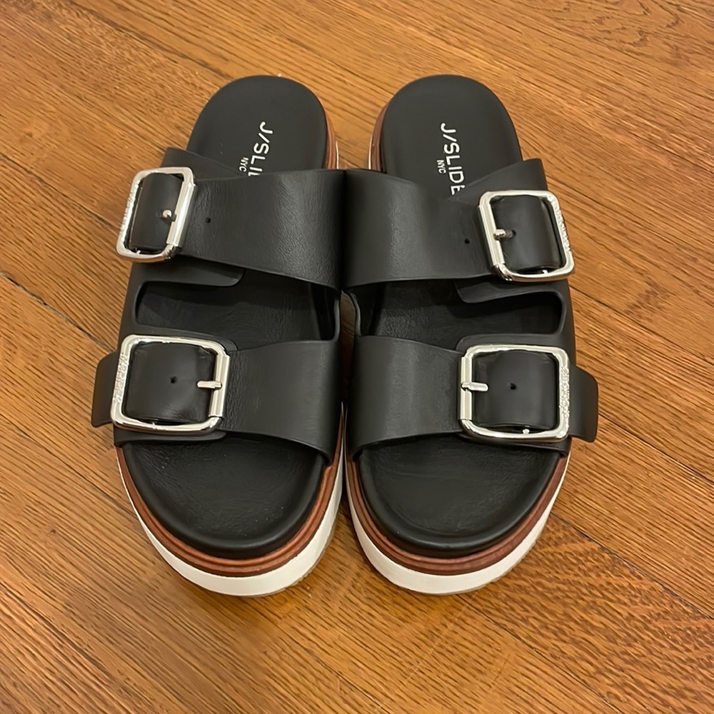 J/SLIDES NYC Platform sandals